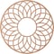 Ekena Millwork Cannes Wood Fretwork Pierced Ceiling Medallion, Cherry, 36"OD x 12 1/4"ID x 1/4"T CMWP36X36X0250CNCH - alternate 5